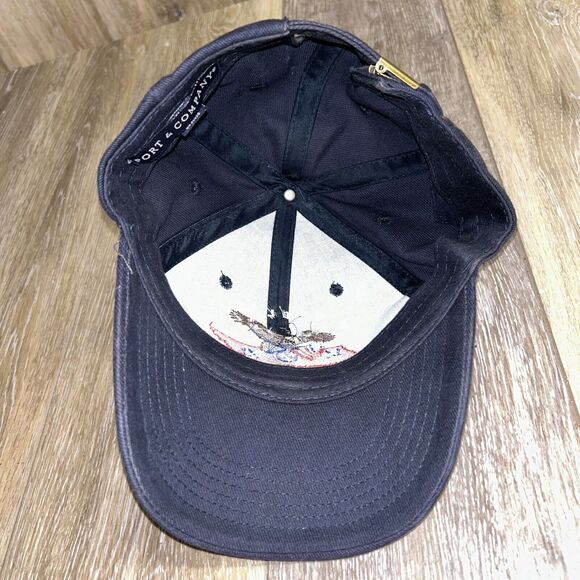 America's Original Home land Security Navy Blue Hat Cap Port And Company - Picture 7 of 8